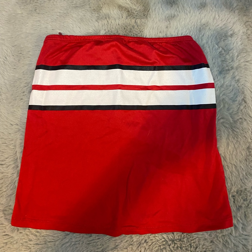 Red tube top